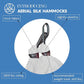 Aerial Silk Yoga Hammock & Swing for Home, Inversion Exercises, Starter Kit for All Levels - Durable with Extension Straps, Carabiners, and Pose Guide