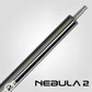 RHINO Nebula 2 Pool Cue - 100% Carbon Fiber Shaft & Composite Butt. Time Crystal Tip, Pro Taper Design, 12.4 mm,12.8 mm. 3/8-8 Joint, 3D Friction Grip. Low Deflection Pool Cue