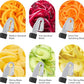 Spiralizer Attachment Compatible with KitchenAid Stand Mixer, Comes with Peel, Core and Slice, Vegetable Slicer(Not KitchAid Brand Spiralizer) (7 Blades)