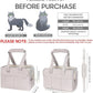 Dog Carriers for Small Dogs, Soft Sided Folding Small Dog Carrier for Dogs Medium Cats Puppies up to 13 Lbs, Washable Breathable Puppy Carrie Carrier for Outdoor Travel (Small Gray)