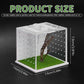 Acrylic Jumping Spider Enclosure, 2.95×2.95×2.87in Transparent Reptile Terrarium, Versatile Tarantula Enclosure for Small Reptiles/Insects, Small Reptile Tank with Dropper, Jumping Spider Accessories