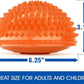 Yes4All Hedgehog Balance Pods for Exercise, Core Body Balancing, Balance Pods for Kids & Adults with Hand Pump - Set of 6