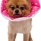 Adjustable Dog Cat Cone,Soft Recovery Cat Cone Collar,Dog Protective Collar for Cats and Puppy Surgery,Pink,Small