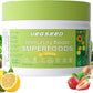 Immunity Greens Superfoods Powder,0 Sugar,21 Vitamins&Minerals,Green Apple,Powder,Immunity,Gut Health,Energy,Stress Relief,Skin,Nails,Hair,Improve Sleep,Overall Health,30SVG,100 Grams