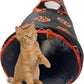 NFL Cincinnati Bengals Cat Tunnel Tube Toy with Plush Football Catnip and Feathers Collapsible Tunnel for Cats to Play, Peek and Hide, Sporty & Fun Cat Tunnel Toy with Team Logo All-Over Design!