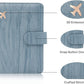 Melsbrinna Rfid Passport Holder for Travel women/Men, Cute Passport Wallet Rfid Blocking Card Slots, Rfid Passport Cover/CaseTravel Wallet, Passport Book Holder (1, Blue1)