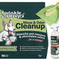 Sprinkle & Sweep Pet Accident Cleanup for all Hard Surface - Non Toxic Quick Pet Mess Cleaner & Odor Remover for Urine, Poop, Vomit, Diarrhea & Potty Training (1Bag + Sweepr Kit + 1 Spray)