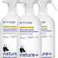 ATTITUDE All Purpose Cleaner Spray, EWG Verified, Vegan, Made with 94% Plant-Based Ingredients, Streak-Free for Kitchen, Bathroom, Glass & More, Citrus Zest, 27.1 Fl Oz (Pack of 3)