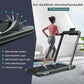 GYMAX Walking Pad, Dual LED Display 2 in 1 Under Desk Treadmill for Home with Remote & Smart App Control, 2.25HP Foldable Portable Treadmill Running Machine for Office Small Space