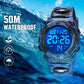 Kids Watch,Boys Watch for 3-15 Year Old Boys,Digital Sport Outdoor Multifunctional Chronograph LED 50 M Waterproof Alarm Calendar Analog Watch for Children with Silicone Band,Kids Gift