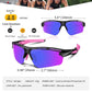 Polarized Sports Sunglasses for Men Women,UV400 Protection Sunglass for Running Cycling Fishing Hiking TR90