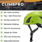 Land Helmets ClimbPro Safety Helmet for Rock Climbing – Lightweight & Durable Hard Shell with Adjustable Chin Strap and Accessory Slots – Ideal for Indoor & Outdoor Adventure