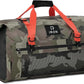BORLENI Waterproof Motorcycle Dry Duffel Bag Luggage Tail Bag with Large Storage Space,Roll Top Closure, Shoulder Straps, Inner Pocket and Mesh Pocket for Motorcycling Travel Camping(Camouflage,50L)