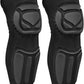 TUOY Knee Pad with Shin Guard Pads, Protective Shin/Knee Sleeve Support for Soccer, Football, Basketball, Wrestling, Volleyball (A Pair)