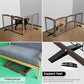 ZJSF Freestanding Dog Fence Indoor, Foldable Dog Gate for Doorways, Stairs or Hallways, Sturdy Wood Extra Wide Pet Gate with Support Feet for The House, Brown, 32 "Height-4 Panels