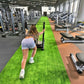 Yescom Sports Sled Strips Turf Gym Turf Flooring for Weight Sled Push Gym Equipment Outdoor Indoor Use 65'x3'x4PCS(780 Sq.Ft) 0.4" H