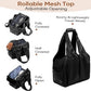 Dog Purse Carrier for Small Dogs, Cats, and Puppies – Soft-Sided Travel Pet Tote Bag with 4 Large Pockets, Foldable, Lightweight, Fits Pets up to 15 lbs, for Travel, Outings (Black)