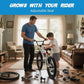 67i Boys BMX Bike 18/20 Inch Ages 8-12 Kids Bicycle with Front Rear U Brake Adjustable Seat Iron Fork 2.09" Wide Tires