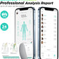 Runstar Scale for Body Weight and Fat Percentage, 8-Electrodes Precision Digital Smart Scale for BMI 28 Body Composition Measurement, Silver Bathroom Smart Scales with Large Display
