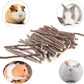 250g Apple Sticks Small Animals Molar Wood Treats Toys for Rabbits Chinchillas Guinea Pig Hamster Gerbil Parrot Bunny and Small Animals Chew Stick Toys Treats