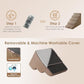 EHEYCIGA Curved Dog Stairs Ramp for High Beds 22.6" H, 5-Step Dog Steps for Small Dogs and Cats, Pet Stairs for High Bed Climbing, Non-Slip Balanced Pet Step Indoor, Camel