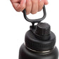 Takeya Actives Water Bottle with Spout Lid - Bottle with Double Stainless Steel Insulation - Dishwasher Safe & BPA-Free - Bottle with Spout Lid & Removable Bumper - 18 oz, Onyx