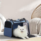 PETSFIT Dog Carrier for Small Dogs, Small Dogs Carrier Bag, Soft-Sided Pet Carrier with a Safety Leash for Pets Up to 25 Lbs (Large, Blue)
