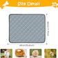 4 Pack Guinea Pig Cage Liners Washable Super Absorbent Guinea Pig Bedding Waterproof Reusable Guinea Pig Pee Pads Anti Slip Mat for Small Animals Rabbit Hamster Rat - 24" x 18"
