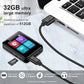 MP3 Music Player 32GB with Bluetooth, Portable Mini Music Player with 1.8 inch Screen, Speakers, FM Radio, Recorder, Up to 512GB, Black