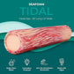 Oceanfoam Tidal Roller - Cotton Candy - Muscle Massage Foam Roller for Back Pain & Stretching - Firm and Ergonomic Wide Wave Textured - Yoga, Athletics, & Wellness - Full Size, 20" x 5"