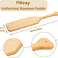 Pllieay 15 Inch Unfinished Bamboo Sorority Fraternity Greek Paddle for DIY Home Decoration