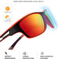 KALIYADI Polarized Sunglasses for Men, Sports Sun Glasses for Driving Cycling Fishing with UV protection