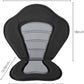 Solomone Cavalli Deluxe Padded Kayak Seat with Storage Bag, Adjustable Cushions for Canoe Fishing Boat Paddle Board Sit-On-Top Kayaks, Universal Size with Back Support