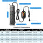 HiTauing Aquarium Heater, 50W/100W/200W/300W/500W Submersible Fish Tank Heater with Over-Temperature Protection and Automatic Power-Off When Leaving Water for Saltwater and Freshwater