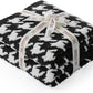 Snuggle Sac Houndstooth Throw Blanket for Couch, Reversible Super Soft Warm Blankets Cozy Knit Fuzzy Plush Lightweight Throws for Sofa, Bed, Camping, Black,50x60 inches