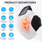 4-in-1 Knee Massager – Deep Heat, Red Light, Vibration & 3D Massage, Cordless and Portable with large LED Screen, Ideal for Joint Pain Relief & Post-Workout Recovery, Gift for Families and Friends