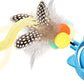 ORSDA Cat Toys for Indoor Cats, New Intelligent Voice Timing Touch Control Cats Ball, Simulate Mouse Sound Kitten Toy, Automatic Interactive Moving Cat Toy for All Ages