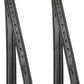 Exion FlexiStrong Stirrup Leathers for English Saddles – 1" Premium Calfskin with Nylon Core – Numbered Holes, Stainless Steel Buckles – Black/Brown – Horse Riding Gear (48"/120cm to 62"/155cm)