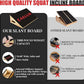 CAELUM Slant Board for Squats, Training Incline Board for Knees Over Toes, Wooden Non-Slip 25 Degree Incline Durable Board for Calf Stretch, Weightlifting, Fitness, 1000 Lbs Weight Capacity
