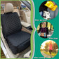 Waterproof Front Seat Cover Dog Car Seat Covers Nonslip and Full Protection with Side Flaps Fits Most Cars, Trucks, SUVs(Black, 1Pack)