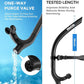 OMID SN1 Snorkel for Adult Youth, Diving Snorkel with One-Way Purge Valve, Food-Grade Silicone Mouthpiece