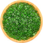 WAYBER Glass Stones, 1Lb/460g Irregular Sea Glass Pebbles Non-Toxic Artificial Gemstones for Vase Filler/Handmade Gift/Terrarium Flowerpot Aquarium Turtle Tank Decoration, Green