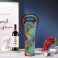 Wine Bag, Wine Carrier Tote Bag, Wine Bottle Protector, Insulated Neoprene Hand Bag, Wine Bags for Wine Bottles Gifts, Wine Bottle Holder for Travel with Secure Carry Handle (2 Pack)