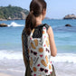 Dry Bag Waterproof,5L Roll Top Backpack Floating Dry Bag for Kayaking Boating Swimming Hiking Camping Outdoor Activities,White Summer