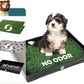 MEEXPAWS Dog Grass Pad with Foldable Dog Litter Box, Small Pee Pad Holder Foldable Liner Base High Side with Odor Free Artificial Grass for Puppy Potty Training Balcony, 2 PCS Reusable Pee Pads