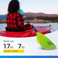 OCEANBROAD Kayak Paddle 86in/218cm, 90.5in/230cm Alloy Shaft 2-Piece Floatable Kayak Oar for Kayaking Canoeing Boating