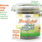 Meowijuana Catnibas Catnip Pawty Mix with Lemongrass Jar | Value Bulk Jar | Premium High Potency Catnip | Premium Hand Harvested North American Catnip | 60g