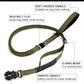 Heavy Duty Dog Leash with 2 Padded Handles & Advanced Easy Metal Clip, 4-6FT Shock Absorbing No Pull Dog Leashes for Medium Large Dogs That Pull (Army Green)