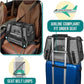 PetAmi Airline Approved Pet Carrier for Cat, Soft Sided Dog Carrier for Small Dog, Cat Travel Supplies Accessories Indoor Cat, Ventilated Pet Carrying Bag Medium Large Kitten Puppy, Large Heather Gray