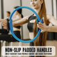 Pilates Ring Fitness Circle 14" Yoga Rings Magic Circle with Dual Padded Handles for Toning Arms, Thighs/Legs & Core，Home Exercise Equipment ﻿